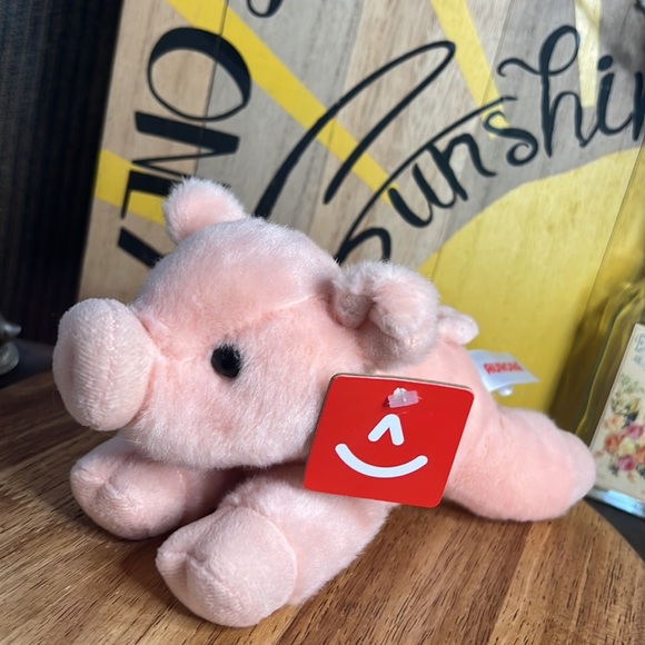 Mini Flopsie Percy Pink Piggy 8" Plush New Aurora Eco Friendly - Picture 4 of 17